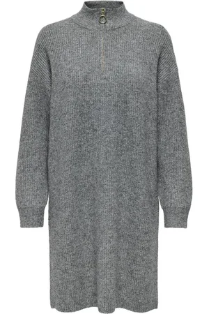 ONLY ONLTOKYO L/S ZIP DRESS KNT Dames Jurk