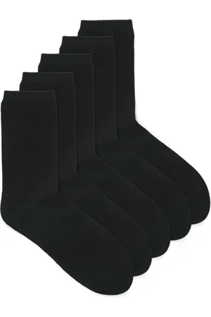 JACK & JONES 5-paar Kinder sokken - Black - Jongens katoenen sokken - 38