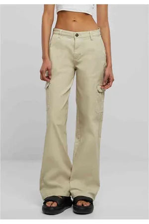 Urban classics High Waist Straight Denim Cargobroek - Taille, 33 inch