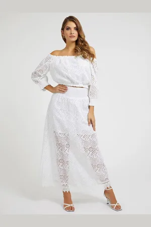 Guess Sangallo Rafa Long Skirt Rokken Dames -