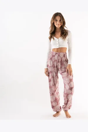 Merkloos Harembroek - yoga - loungewear - bohemian - ibiza - sportbroek - boho