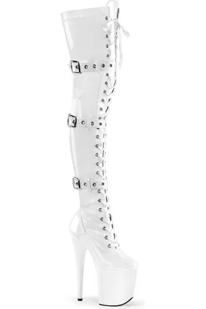 Pleaser FLAMINGO-3028 Plateau Overknee Laarzen - US 13 - 44 Shoes