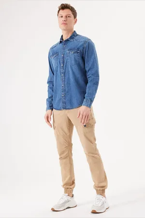 Garcia Shirt ls Heren Overhemd