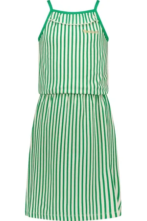 Moodstreet Fancy Striped Sleeveless Dress Jurken Meisjes - Kleedje - Rok - Jurk -