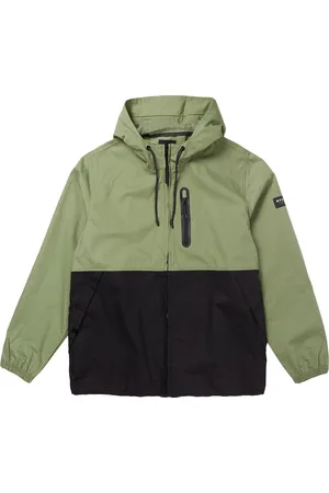 Mystic Heren Jas Canvas Jacket - Olive Green