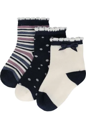 iN ControL 3pack babysocks girls -navy - 15/17