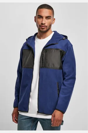 Urban classics Hooded Micro Fleece Jacket - S