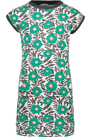 Moodstreet Meisjes Jurk met allover bedrukking bloemenmotief -
