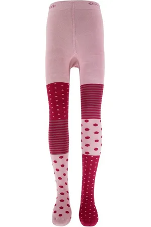 Ewers Maillot /Fuchsia - Vlakken met Dots en Streepjes-110/116