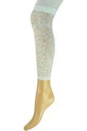 Yellow Moon Kinderlegging met kanten onderbeen - maat 122-128