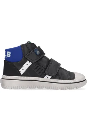 Develab 41927 Hoge sneakers - Leren Sneaker - Jongens - Zwart