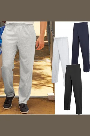 Fruit Of The Loom 3-Pack Joggingbroek (met rechte Pijp) -Grijs-Blauw