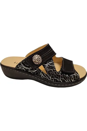 Longo 1006407 Dames Slippers Muiltjes - Zwart - 40