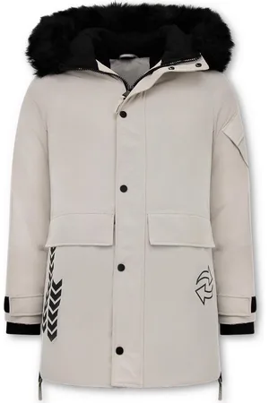 Enos Parka Jas Heren - Met Faux Bontkraag