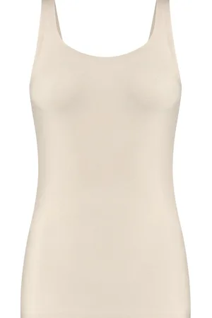 Ten Cate Singlet 2-Way Almond Cotton - maat XL - /Wit