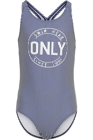 ONLY KIDS KONNAJA STRIPE UV50 SWIMSUIT Meisjes Badpak