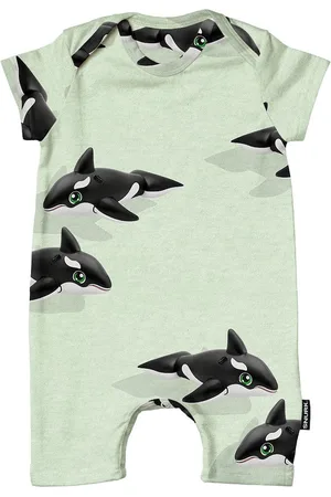 Snurk Playsuit Baby Orca Green maat 68