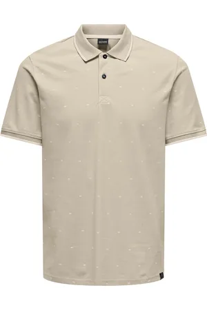 Only & Sons ONSMYRON LIFE REG SS DITSY POLO CS Heren Poloshirt