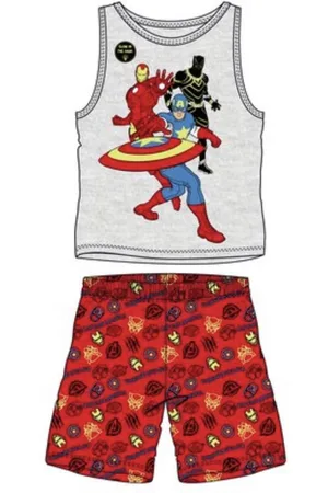 Marvel Avengers pyjama - - rood - Glow in the dark - maat 104 / 4 jaar