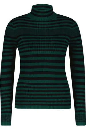 Red Button Roll neck