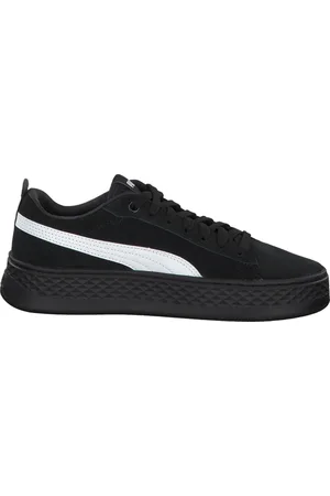 PUMA Smash Platform SD Sneakers Dames - Black- White