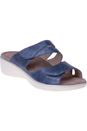 Solidus Gina Serenity Blauwe Slipper G-leest