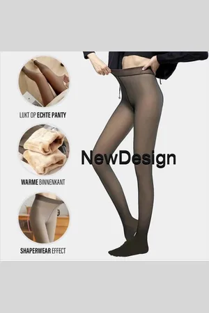 Merkloos Hill Fashion - Fleece Panty - Warme Panty - Panty - Winterkledij - Thermo -