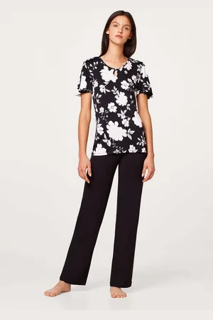 ESPRIT Bloemen pyjama voor dames van