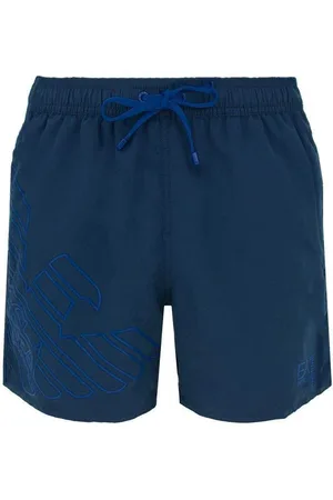 Emporio Armani Heren - Zwembroek Sea World Blue Navy - - S