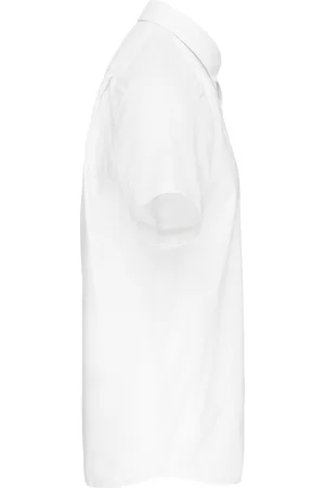 Kariban Heren non-iron micro sergé overhemd korte mouwen K539 - - XXL