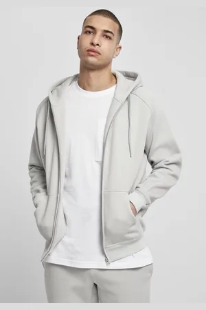 Urban classics Basic Vest met capuchon - S