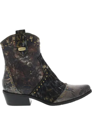 LAURA VITA Dames Enkellaars Hicnio 20 Noir