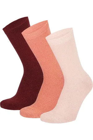 Apollo Kleurrijke dames sokken - Multi Roze - 3-Pak