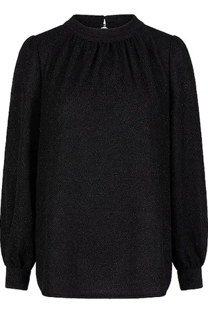 Esqualo Blouse W23-08701 - Black