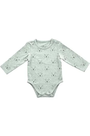 Jollein Romper lange mouw 50/56 Little lion grey
