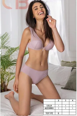 Cotonella Italiaanse katoenen lingerie set in , M - 75B