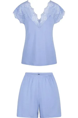 LingaDore Shortama Set Misty Blue - maat XXL