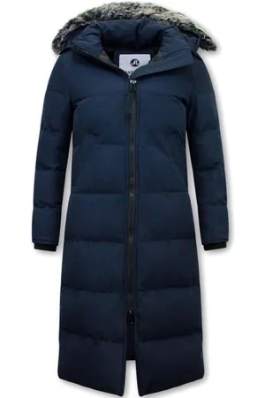 Matogla Winterjas Dames - Extra Lang - met Nep Bontkraag