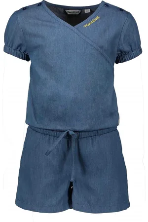 Moodstreet Meisjes jurken & tunieken MT denim playsuit Soft Blue 86/92