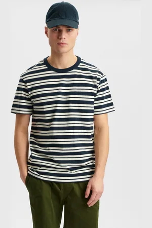 Anerkjendt AKKIKKI NOOS STRIPE TEE Heren T-shirt