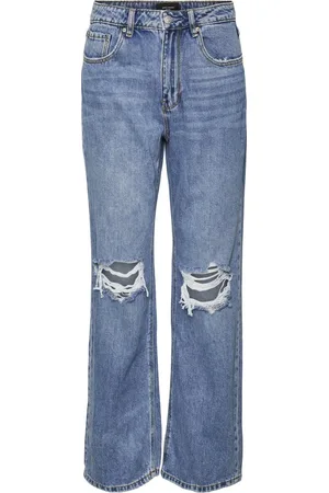 VERO MODA VMKITHY HR STRAIGHT JEANS LI363 NOOS Dames Jeans