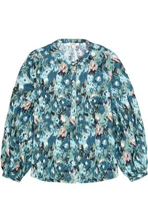 Garcia Dames Blouse Blauw Long mouw