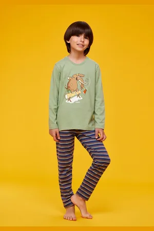 Woody Pyjama jongens/heren - - mammoet - 232-10-PLS-S/722 - maat 152