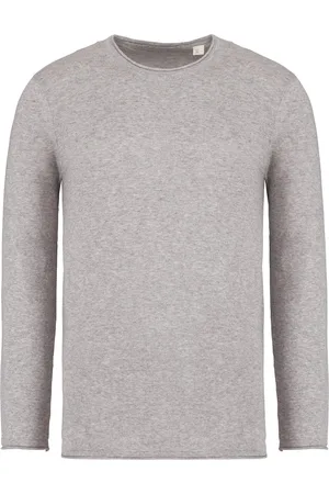 Merkloos Biologische herenpullover trui - XXL