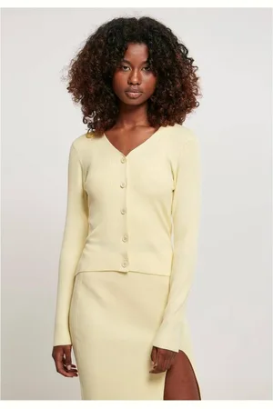Urban classics Short Rib Knit Cardigan - 5XL