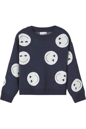 NAME IT Meisjes Sweater Kandao Dark Sapphire - 116