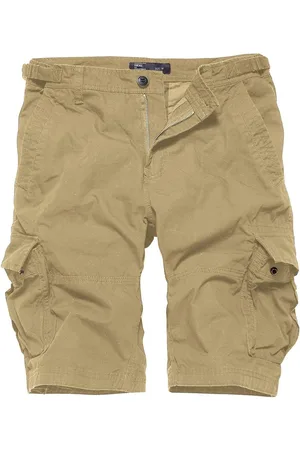 Vintage industries Terrance Short Korte broek kaki M Katoen Heren - Basics, Street wear