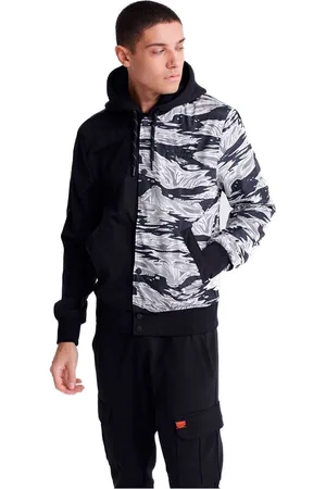 Superdry Desert Alchemy Jas Zwart,Grijs L Man