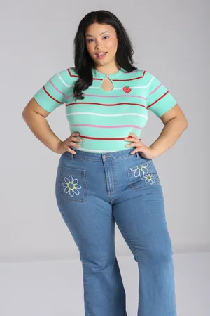 Hell Bunny Berry Cute Top - 2XL