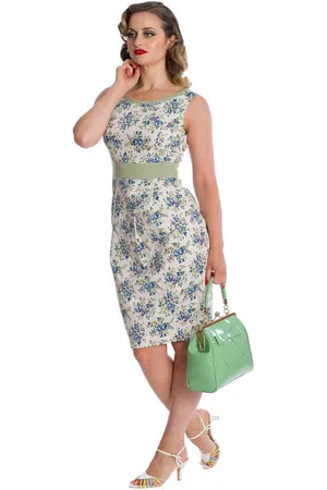 Banned Retro WILD FLOWER Kokerjurk - S
